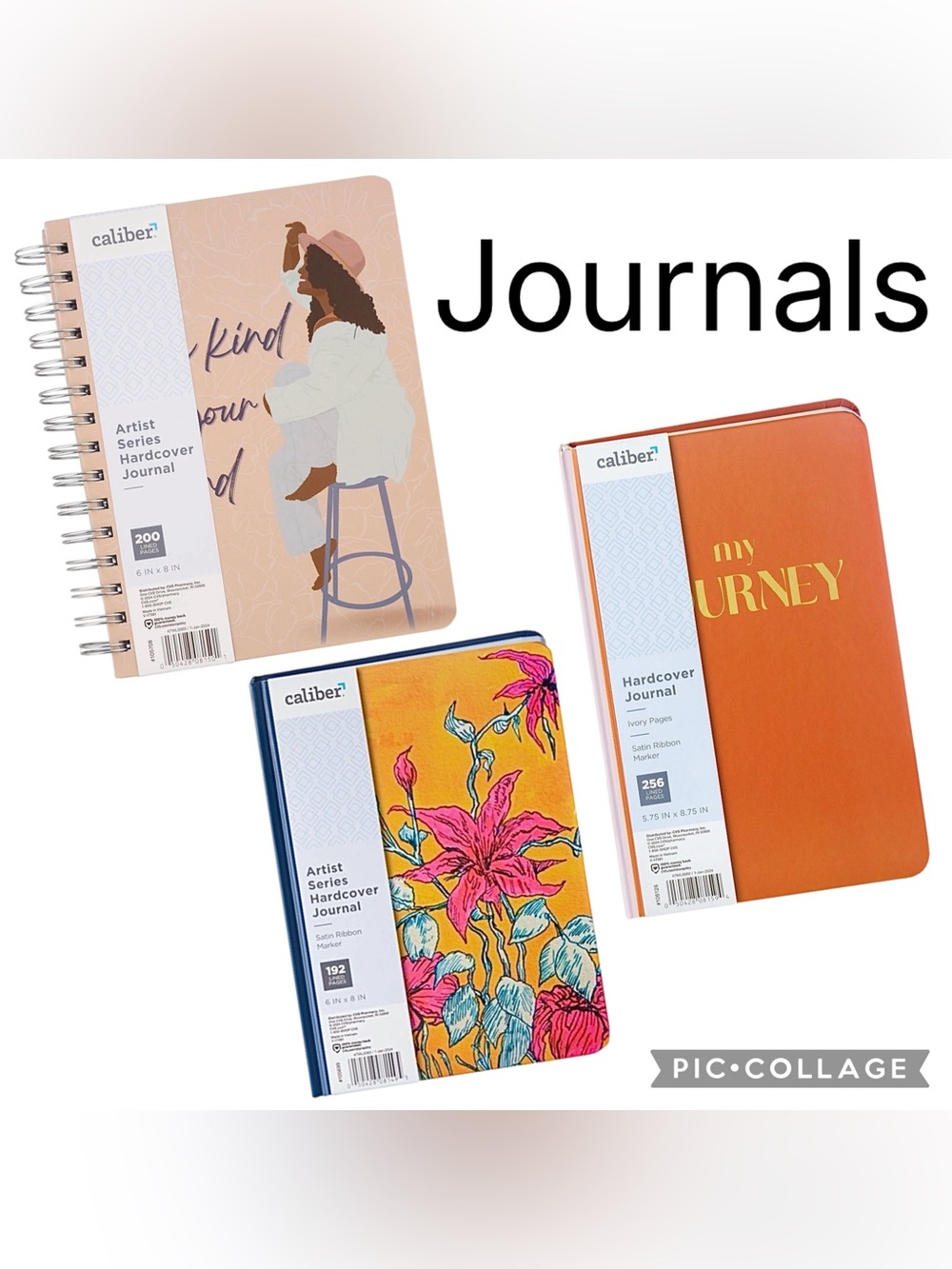 (3) Caliber Artist Series Journals